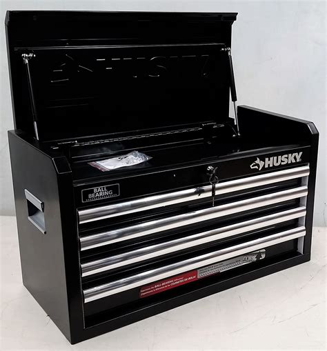 husky 2 drawer 21 metal tool box|husky heavy duty tool boxes.